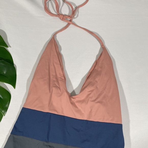 NWT Tavik [ Small ] Chase Colorblock One-Piece Swimsuit Desert Rose/ Grey‎ - Picture 6 of 12